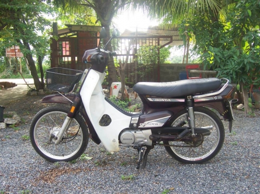 ดรีมคุรุสภาสีน้ำตาล ทะเบียนเต็ม+เอกสารพร้อมโอน