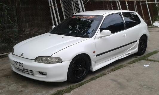 ด่วน..Civic3ประตูV-TECH(D15B)น้ำมัน+NGVเกียร์Autoภายในตัวนอกสีสวยชุดแต่งเต็มลำแม็ก15"(พร้อมขับส่ง)