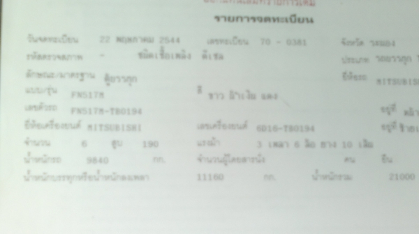 รถ10ล้อตู้ fuso 195