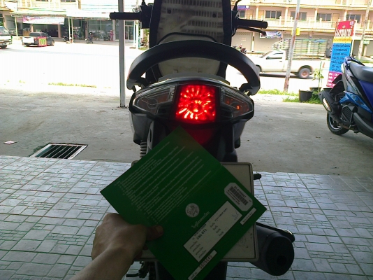 Wave110I ขาวแดง ปี55 รถ 9เดือน