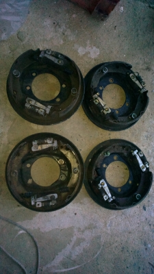 ขายผ้าเบรค6ล้อ 4ชุด