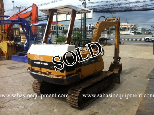 รถขุด PC20-3 S/N 164XX บจก.สหสินอีควิปเม้นท์ โทร.081-5851880, 02-5168100-1 www.sahasinequipment.com