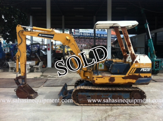 รถขุด PC20-3 S/N 164XX บจก.สหสินอีควิปเม้นท์ โทร.081-5851880, 02-5168100-1 www.sahasinequipment.com