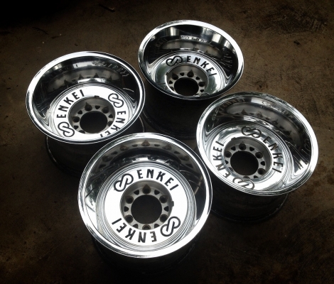 ขายล้อลายตัน Enkei แท้ Japan ขอบ 15x10 ออฟ-53 6 รู เงาๆ ออฟลึกมาก