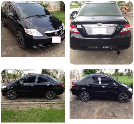 ขาย ฮอนด้า ซิตี้ 2003 เบาะหนัง เครื่องยนต์ฟิต ขับทางไกลสบาย เกียร์ดี ไม่เคยติดแก๊ส