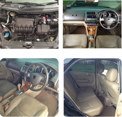 ขาย ฮอนด้า ซิตี้ 2003 เบาะหนัง เครื่องยนต์ฟิต ขับทางไกลสบาย เกียร์ดี ไม่เคยติดแก๊ส