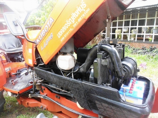รถไถคูโบต้า L4508 4WD 2 เพลา มีใบมีดตราช้าง ยางสภาพดี มีโรตารี่ RX180 ราคา 350,000 บาท ราคาคุยกันได้