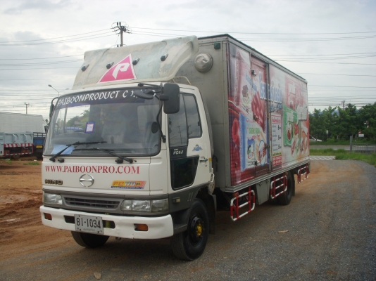 6ล้อHINO FC4J /170HPยาว 6.30 ม.ตู้บรรทุก3ประตู