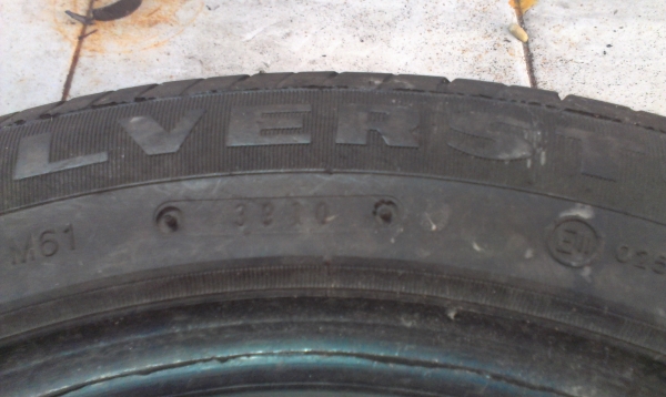ยาง silver stone 195/55 R15 ปี 10