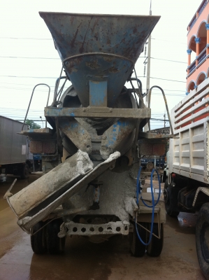 ISUZU FRR (ทะเบียนพร้อมโอน) รถโม่ปูน (โม่นอกทั้งชุด) เลขตัวรถ FRR เลขเครื่อง 6BG1 (175 แรงม้า) ช่วงล่าง F พวงมาลัย POWER เบรกทิฟฟี่ ทะเบียนพร้อมโอน