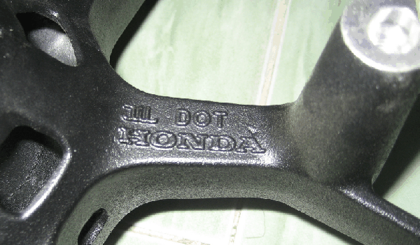 ขายล้อแม็คมอเตอร์ไซด์ HONDA KYJ CBR250