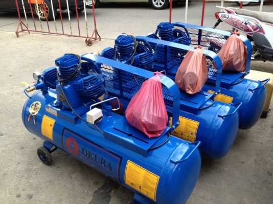 ขายปั๊มลม OKURA 2 HP 3สูบ ขนาด 165 ลิตร จัดส่ง ทั่วประเทศ ไม่รวมมอเตอร์