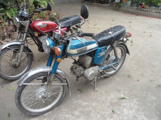 ขาย Yamaha RX100 + Yamaha 433 สีฟ้าสีหายาก แห้งๆ