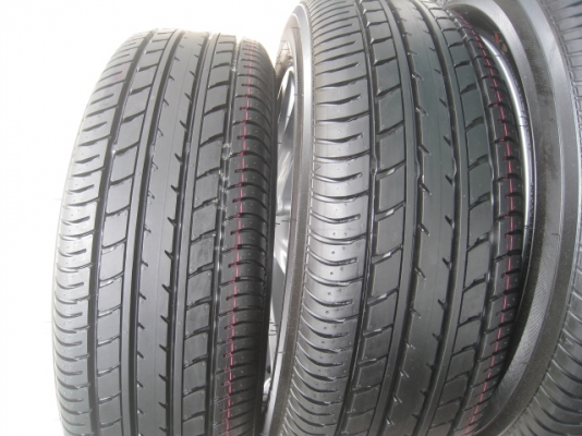 ขายล้อแม็กป้ายแดง Toyota vios 15"x5.5" et45 4รู100 +ยางปี2013  (081-3747940)