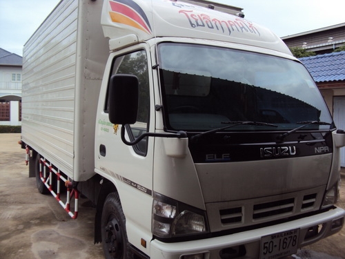 ขาย ISUZU NPR ตู้แห้ง  130Hpเทอร์โบ รถห้าง6ล้อยาว5เมตรปี2007