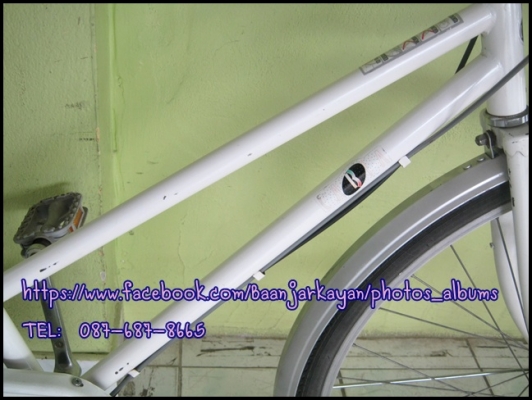 จักรยานแม่บ้าน มือสองญี่ปุ่น สีขาวมุข สวยๆๆคะ