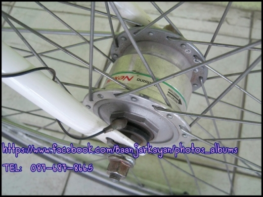 จักรยานแม่บ้าน มือสองญี่ปุ่น สีขาวมุข สวยๆๆคะ