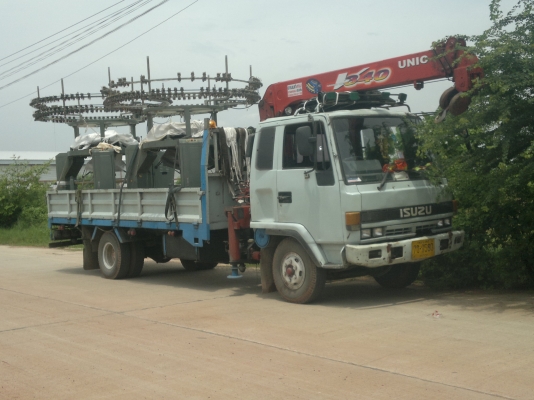 หกล้อติดเครน/กระเช้า รับจ้าง