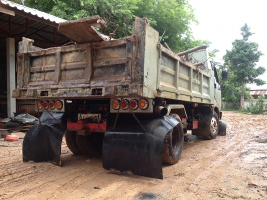 HINO FC120 ห้างแท้ ดั้มสามมิตร Fหน้าFหลัง รถอยุ่อุบลค่ะ