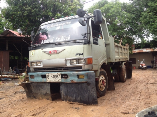 HINO FC120 ห้างแท้ ดั้มสามมิตร Fหน้าFหลัง รถอยุ่อุบลค่ะ