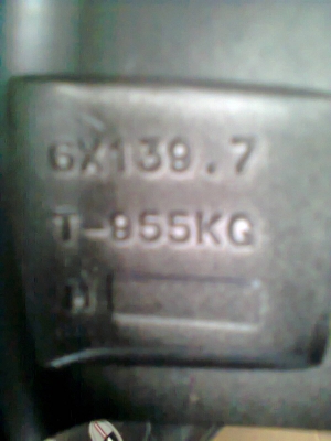 ขายแม็กใหม่ 6รู139.7 ขอบ17  จำนวน 4 วง ยังไม่เคยใช้