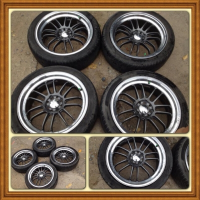 ขายแม็กมือ2ขอบ 17 ลาย RE30 4 รู100 /114 ราคา 7,900 บาท ***ไม่มียาง***