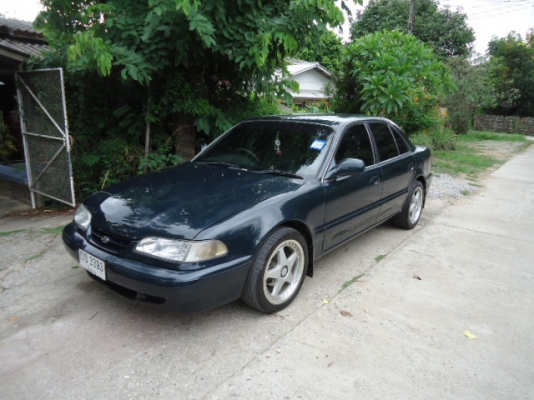 ขาย HYUNDAI  SONATA ปี 96 เกียร์ธรรมดา เครื่องสภาพดีมากเงียบ เรียบ ติดแก๊ส LPGลงเล่มแล้ว