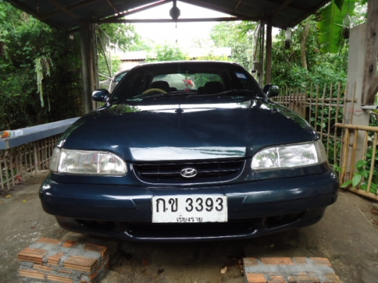 ขาย HYUNDAI  SONATA ปี 96 เกียร์ธรรมดา เครื่องสภาพดีมากเงียบ เรียบ ติดแก๊ส LPGลงเล่มแล้ว