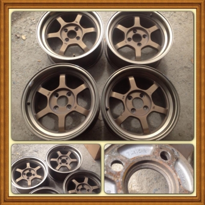 ขายแม็กมือ2 TE37V ขอบ15 กว้าง7 ออฟ 20 ราคา7,500 บาทราคาถูก