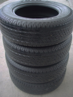 ยางถอดจากรถอีซูสุปิคอัพดอกเยอะ bridgestone 265/70/16
