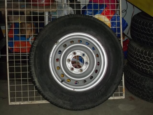 ยางถอดจากรถอีซูสุปิคอัพดอกเยอะ bridgestone 265/70/16