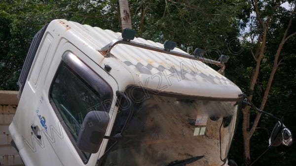 รถบรรทุก พ่วงดั๊มพ์ แม่-ลูก ยี่ห้อ HINO