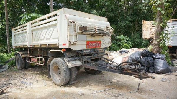 รถบรรทุก พ่วงดั๊มพ์ แม่-ลูก ยี่ห้อ HINO