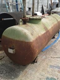 ขายถังเหล็กทรงแค็ปซูลเหล็กหนา