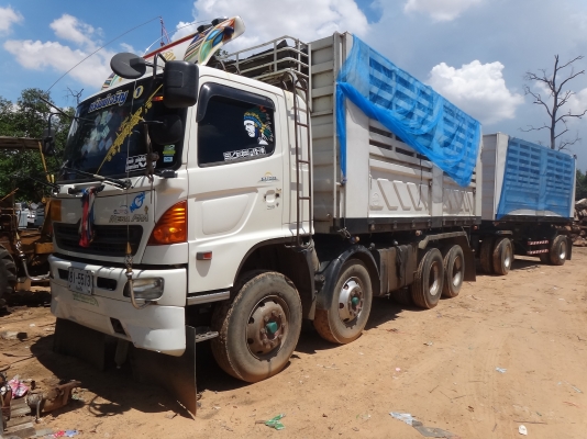 ขายด่วน รถสิบล้อสองเพลาดัมพ์ พ่วง แม่-ลูก HINO MEGA320 ปี 48 พร้อใช้งาน ขายด่วน รถสิบล้อสองเพลาดัมพ์ พ่วง แม่-ลูก HINO MEGA320 ปี 48 พร้อใช้งาน