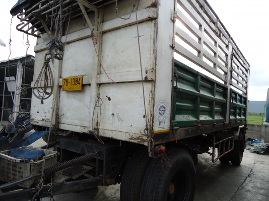 ต้องการขายรถสิบล้อคอกเกษตรแม่+ลูกสองเพลาไม่ดั๊ม