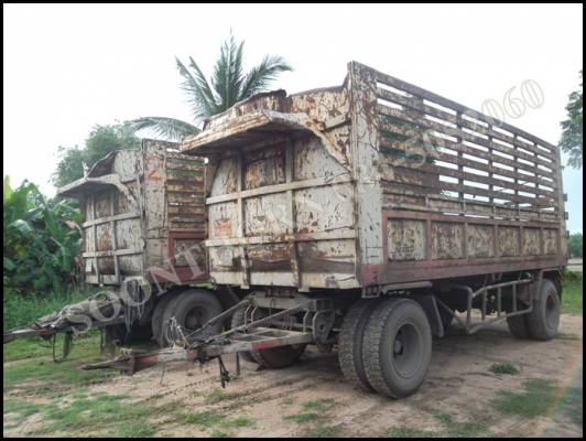 ขายด่วน ลูกพ่วง 2 เพลา กระบะเหล็กไม่ดั้ม ยาว 6.M อู่ RCK  สภาพใช้งานได้ปกติ เดิมๆ ราคาสุดคุ้ม