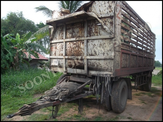 ขายด่วน ลูกพ่วง 2 เพลา กระบะเหล็กไม่ดั้ม ยาว 6.M อู่ RCK  สภาพใช้งานได้ปกติ เดิมๆ ราคาสุดคุ้ม