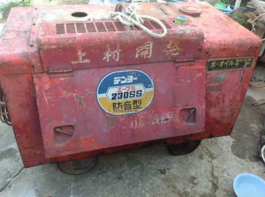 ขายเครื่องเชื่อมสนามดีเซล 2สูบ denyo230ss