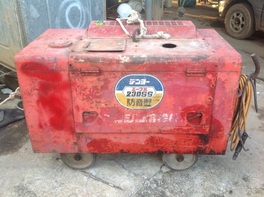 ขายเครื่องเชื่อมสนามดีเซล 2สูบ denyo230ss