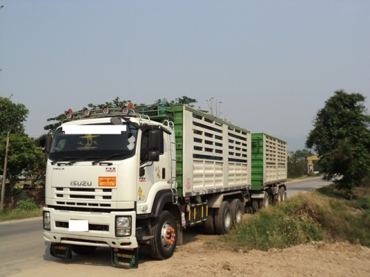 ขายสิบล้อ เดก้า 360 พ่วงแม่ลูก ยูโร  3 ปี 53 รถสวย เอกสารพร้อมโอน