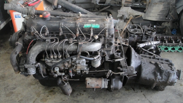 เครื่อง HINO DQ100 (110แรง) พร้อมเกียร์ ใบคุมเครื่อง แน่น แรง