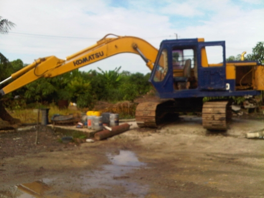 ขาย!!! ด่วน!!! รถแบคโฮ komatsu Pc 120-2 เครื่องเดิม ปั๊มเดิม ขายตามสภาพ พร้อมใช้งาน++