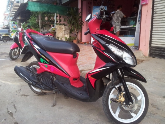 ขาย YAMAHA MIO125 รถปลายปี2012 ใส่ล้อแม็ก โชคแก๊ส ไม่เคยล้ม มือเดียวป่ายแดง รถใช้มา5เดือน ไมค์4000 ราคางดต่อรองคับ