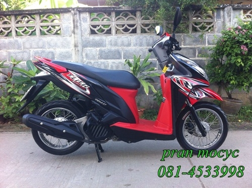 ขายHONDA CLICK combi brake สีดำเเดง ปี2556