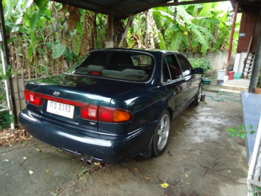 ขาย HYUNDAI  SONATA ปี 96 เกียร์ธรรมดา เครื่องสภาพดีมากเงียบ บล๊อคเดียวกันกับ MITSU EVOLUTION แรงๆ เรียบ ติดแก๊ส LPGลงเล่มแล้ว ใช้ได้สองระบบ   พร้อมวิ่งทางไกลเอกสารพร้อมโอน