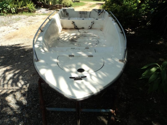 ขายเรือ13ฟุตกว้าง1.25เมตรเครื่องโตฮัทสุ18แรง