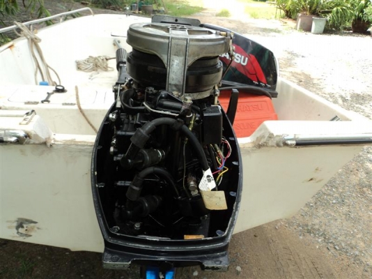 ขายเรือ13ฟุตกว้าง1.25เมตรเครื่องโตฮัทสุ18แรง