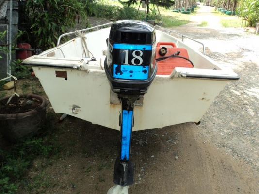 ขายเรือ13ฟุตกว้าง1.25เมตรเครื่องโตฮัทสุ18แรง