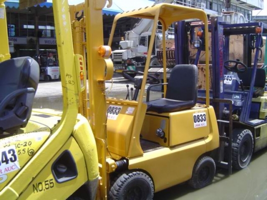 ขายรถโฟร์คลิฟท์นำเข้าจากญี่ปุ่น TOYOTA รุ่นFG9-13577 เครื่องเบนซิน ราคา 80,000 บาท รถนอกแท้